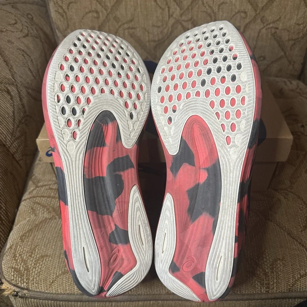 ASICS‎ Men's Running Shoes NOOSA TRI 15 1011B609 Electric Red / Diva Pink Japan